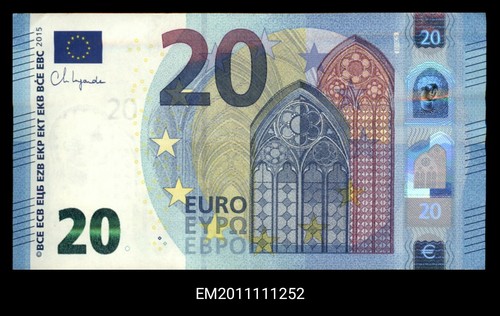 Banconota euro del - 20, 2015