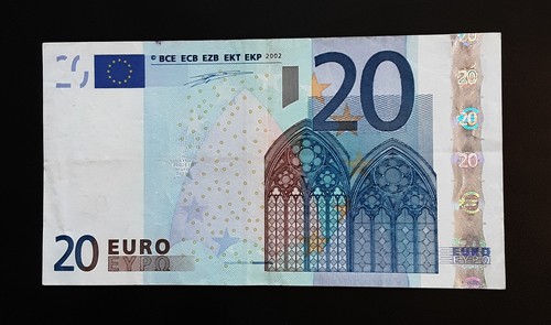 Nota euros áustria f002 - nota, 20