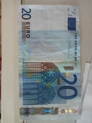 Banconota euro del - ,