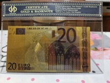 BANCONOTA DORATA  COLLEZIONE