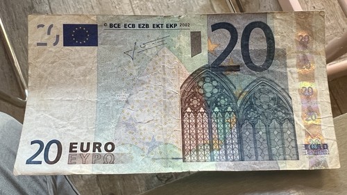 Banconota euro anno - da,