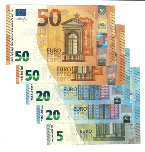 Banconote 145 euro - banconote,