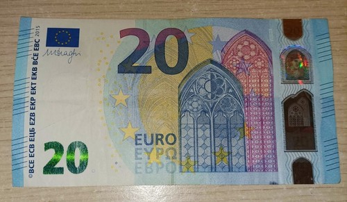 Banconota rara euro con - da,