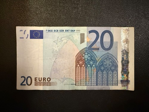 2002 euro euros banknote - 20,