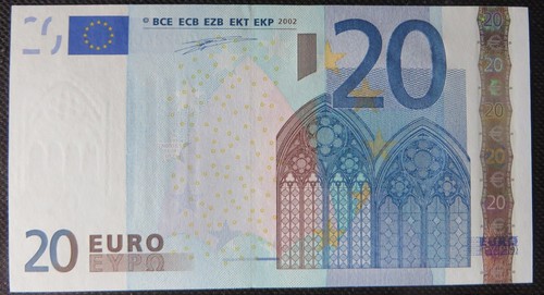 Euro banknote greece - 20,