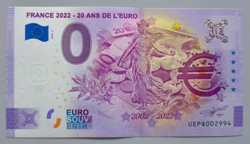 Euro souvenir francia 2022 - euro,