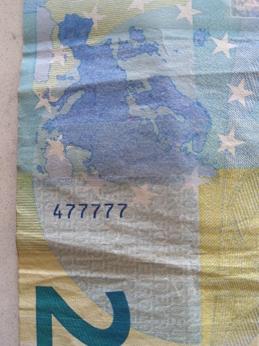 Rarissima banconota euro - banconota, da