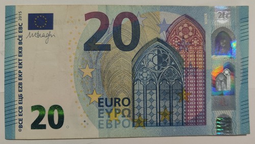 Banconota euro con - da, 20