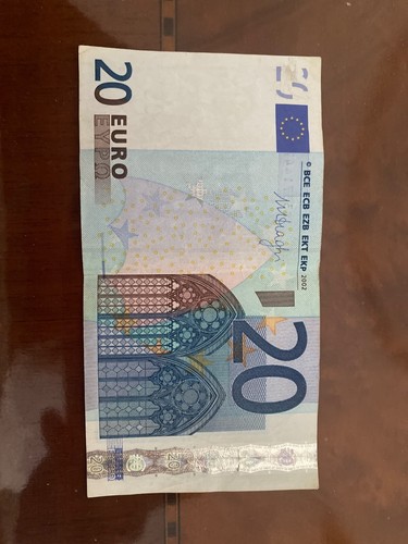 Banconota rara euro - 20,