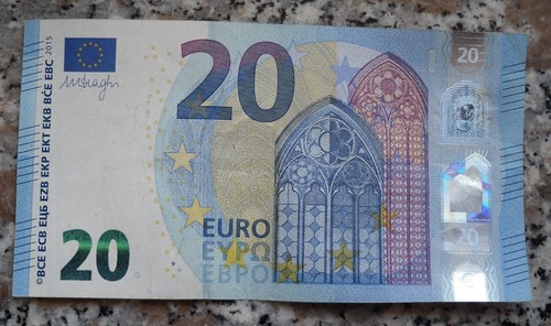 Banconota euro 20 a - banconota,