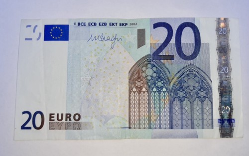 Banconota euro del 2002 - del,