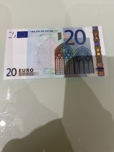 Banconota euro prima - banconota, 20
