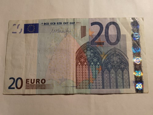 Banconota euro anno 2002 - da,