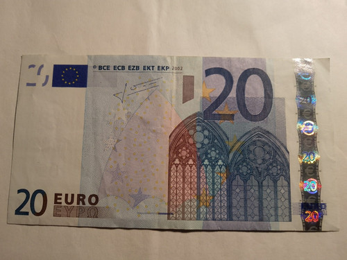 Banconota euro anno 2002 - banconota, 20