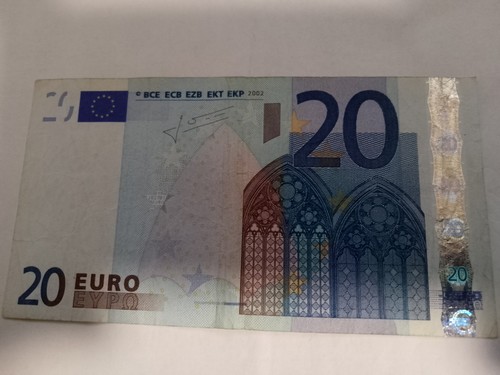 Banconota euro del 2002 - banconota, da